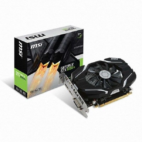 MSI 지포스 GTX1050 Ti OC D5 4GB 윈드스톰 그래픽카드, N1050TIV1