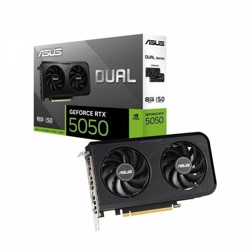 ASUS DUAL 지포스 RTX 5050 OC D6 8GB 인텍앤컴퍼니, DUAL-RTX5050-O8G