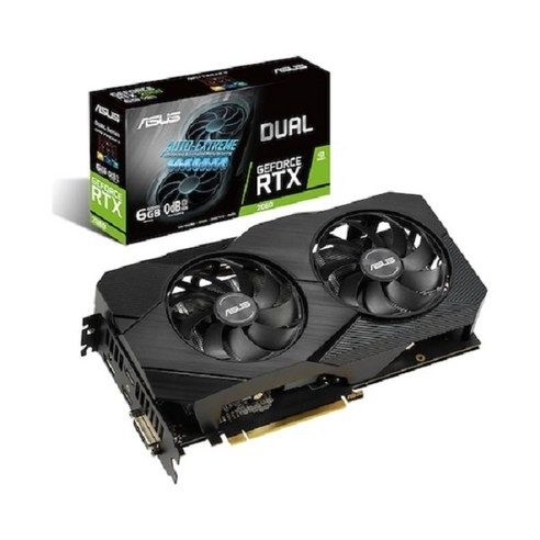 에이수스 DUAL 지포스 RTX 2060 그래픽카드, DUAL-RTX2060-O6G-EVO