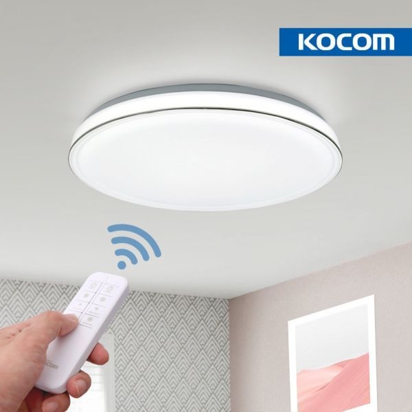 코콤LED 다빈 리모컨 원형 LED방등 60W 안방조명 국산