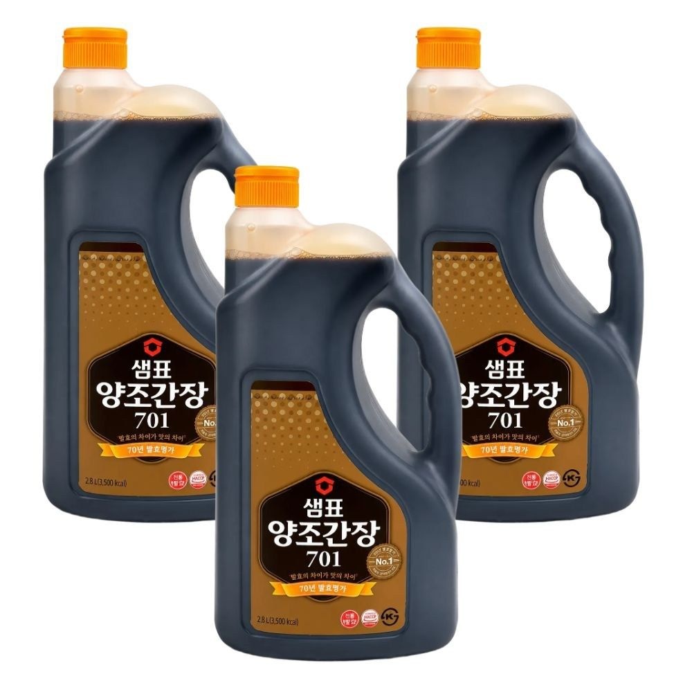 샘표 양조간장 701 2.8L x 3개