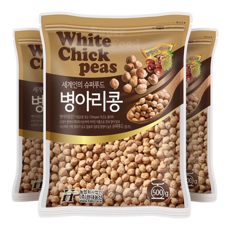 현대농산 수입 병아리콩 1.5kg (500gx3봉)