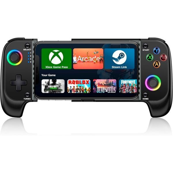 [해외] 아이폰호환 안드로이드 용 무선 휴대폰 컨트롤러 데드존 없음 Xbox Game Pass Steam Link GeForce Now Call of Duty Roblox 로블록