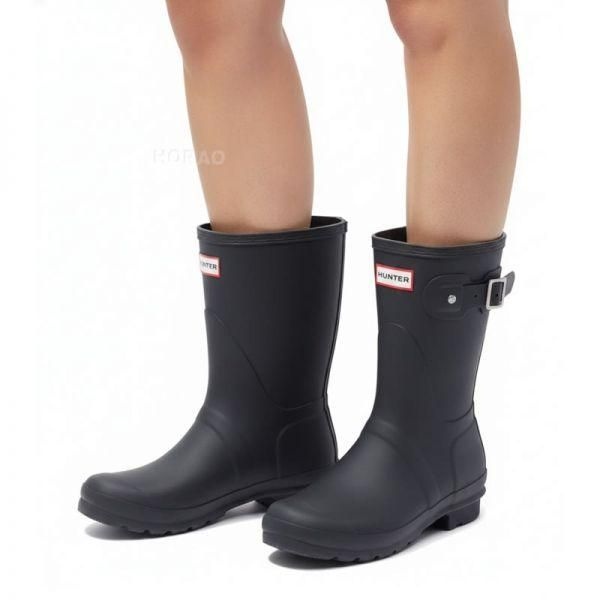 헌터 Original Short Black WFS1000RMA BLK 오리지날 숏 레인부츠