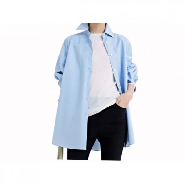 [매장정품] 포터리 우먼 Oversized Shirts_Sax S8017IA SBSXCQU 4008686
