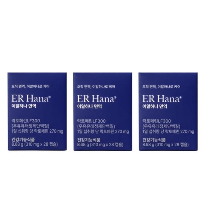 이알하나 면역 310mg x 28캡슐 3개