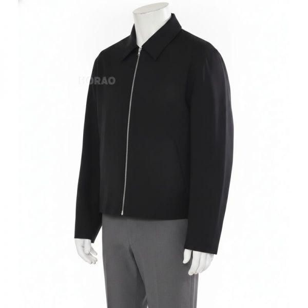 아워레가시 26FW MINI JACKET Black Worsted Wool M2230MBW