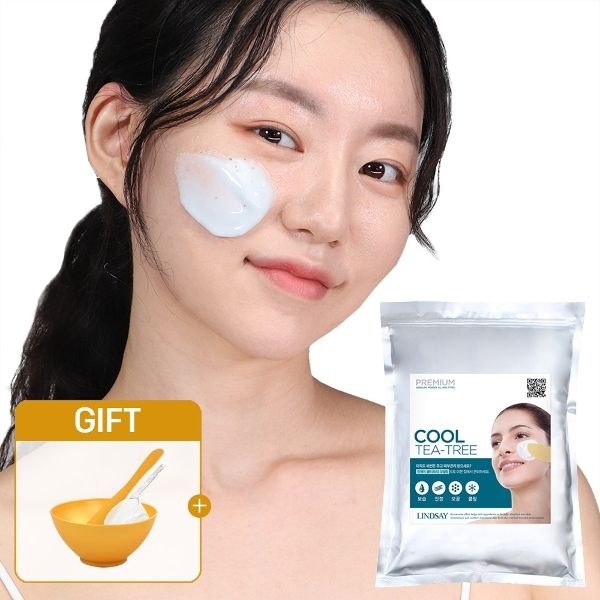 린제이 쿨 티트리 모델링팩+팩도구3종+핑크해면