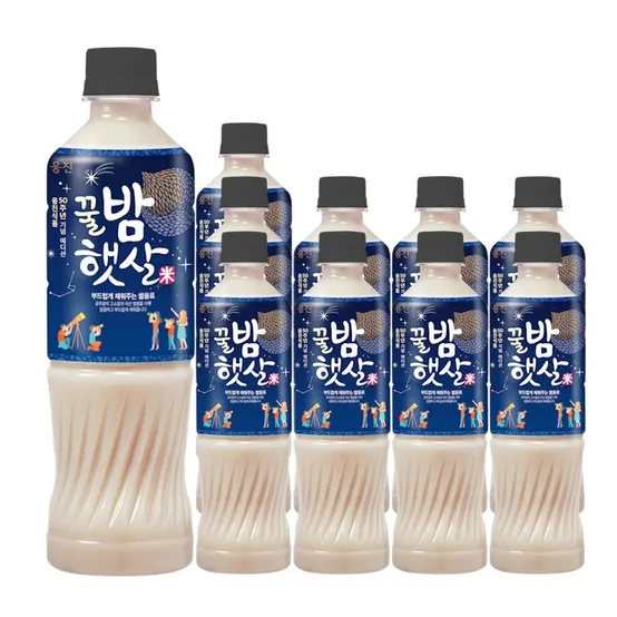 웅진식품 꿀밤햇살 500ml x 10페트