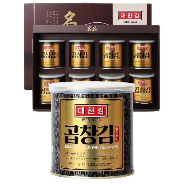 대천김 곱창김 캔김 30g 8캔