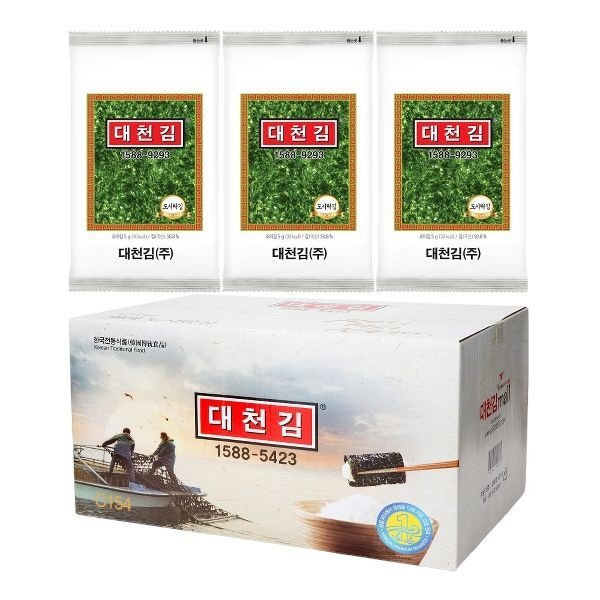 대천김 도시락김 5g 54봉