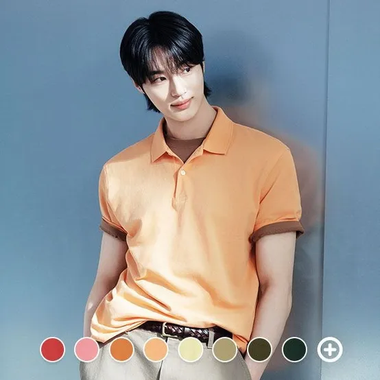 015502 코튼 피케 폴로 반팔 티셔츠