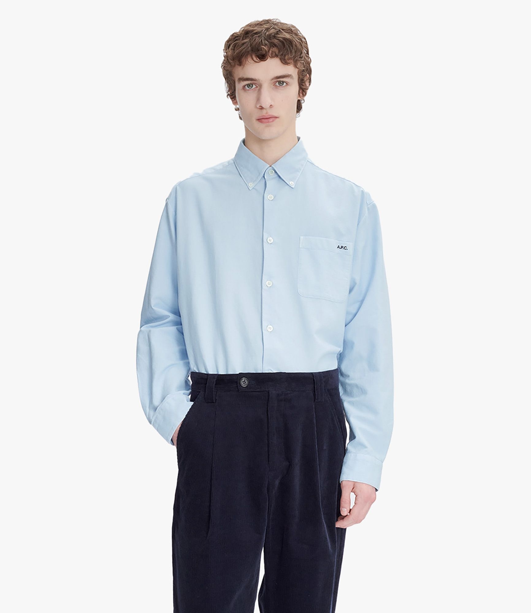 [롯데백화점] 아페쎄 Mateo Logo Shirt AM25S3MRHHE31