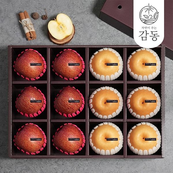 감동 프리미엄 혼합 선물세트 특5호(사과6개+배6개) 7.5kg 과일선물세트