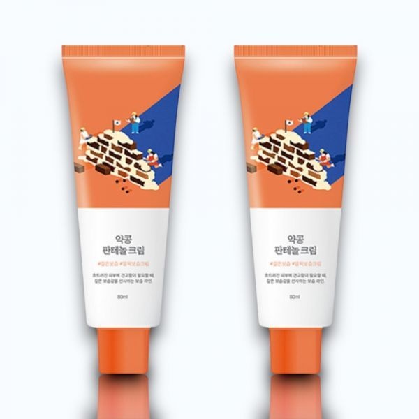 라운드랩 약콩 판테놀 크림 80ml 2개