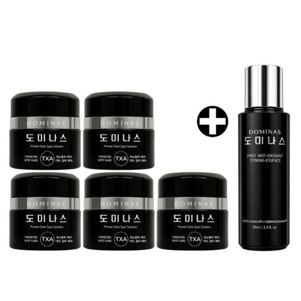 태극제약 시즌6 도미나스 크림 6세대 50g 5개+토닝에센스 70ml