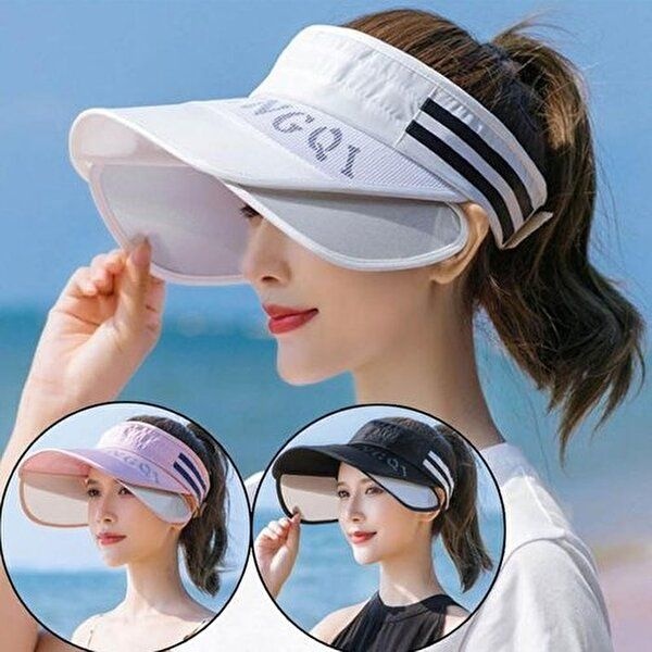 [셀러허브 1][HYD38I5N_51IE]햇빛 자외선 차단 여성 썬바이저 썬캡 (29868113)
