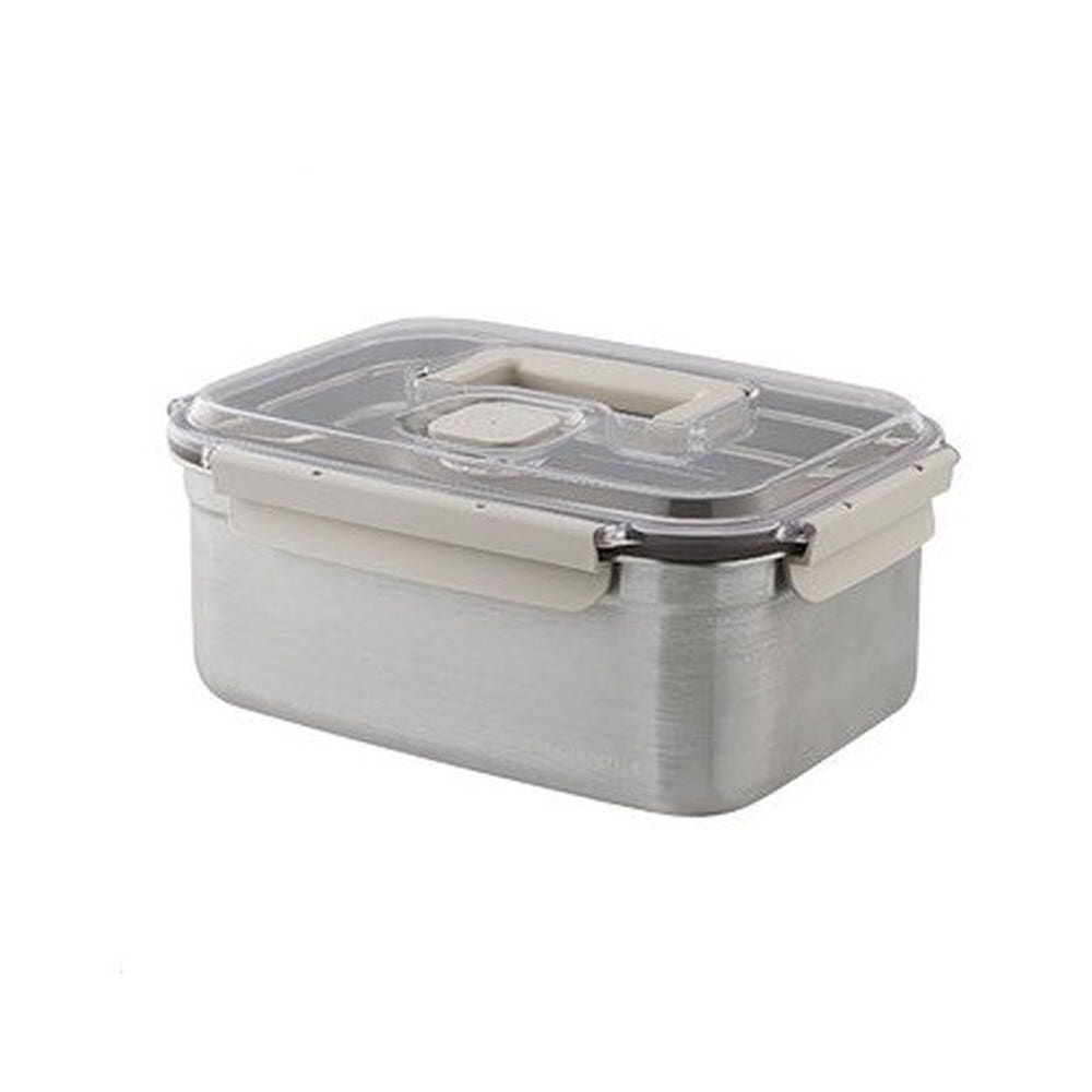 락앤락 숨쉬는 스텐 김치통 직사각 5.3L LST831B 원핸들