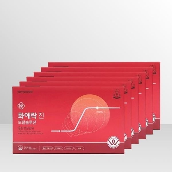 정관장 화애락 진 토탈솔루션 70ml 30포 6개 / iuy