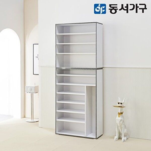 [동서가구]800 올리브 키큰 신발장 (오픈형) DF645015