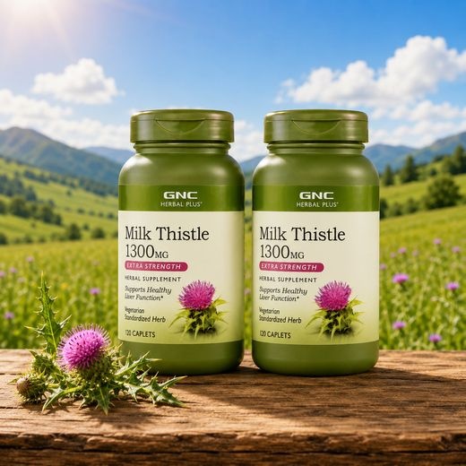 GNC 밀크씨슬 1300MG 엑스트라 스트랭스 120정 단품/1+1