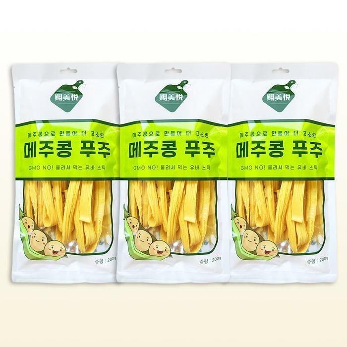 (현대Hmall) 메주콩 푸주 200g x 3개/NO유전자변형 중국식품