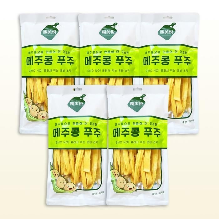 (현대Hmall) 메주콩 푸주 200g x 5개/NO유전자변형 중국식품