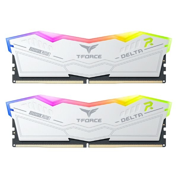 TeamGroup T-Force DDR5-5600 CL36 Delta RGB 화이트 패키지 서린 (64GB(32Gx2))