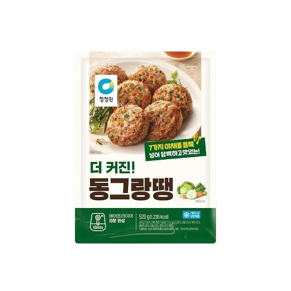 청정원 더커진 동그랑땡 450g, 1개