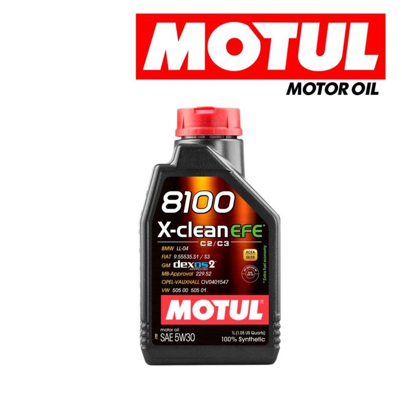 MOTUL 모튤 8100 X-clean 5w 30 가솔린 하이브리드 디젤 DPF 100% 합성 엔진 오일 ACEA C2 C3 국산차 수입차 공용 (1L)