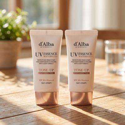 ダルバピンクトーンアップサンクリーム50ml 2個デュオ企画セットパデフリー水分サンケア