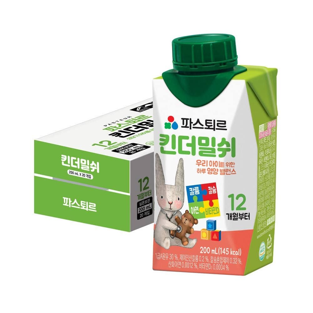 파스퇴르 킨더밀쉬 200mlX20개 3505530