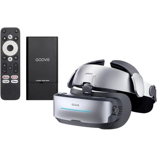 Goovis [해외] GOOVIS G3 Max 5K OLED 3D 시네마틱 헤드 마운트 디스플레이 세트(컨트롤러 포함)