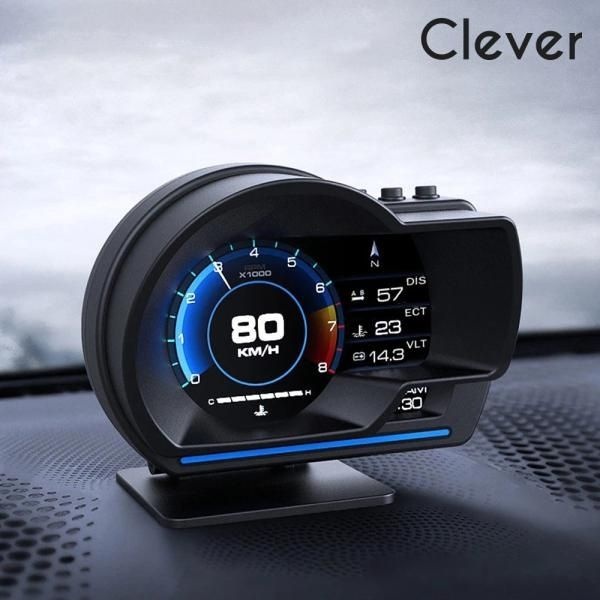 바이퍼럭스 클레버 HUD 헤드업 디스플레이 CHD2 차량용 속도계 OBD+GPS 4104831
