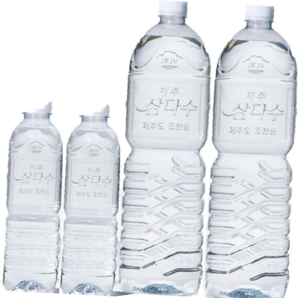 제주 삼다수 그린 무라벨 생수 행사용 2박스 에코 2L 총12개 사무실 가정용 대량주문