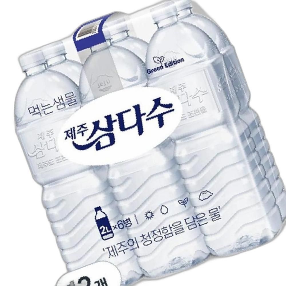 루미나D 제주삼다수 2l 그린 12개 사무실 가정용 대량주문