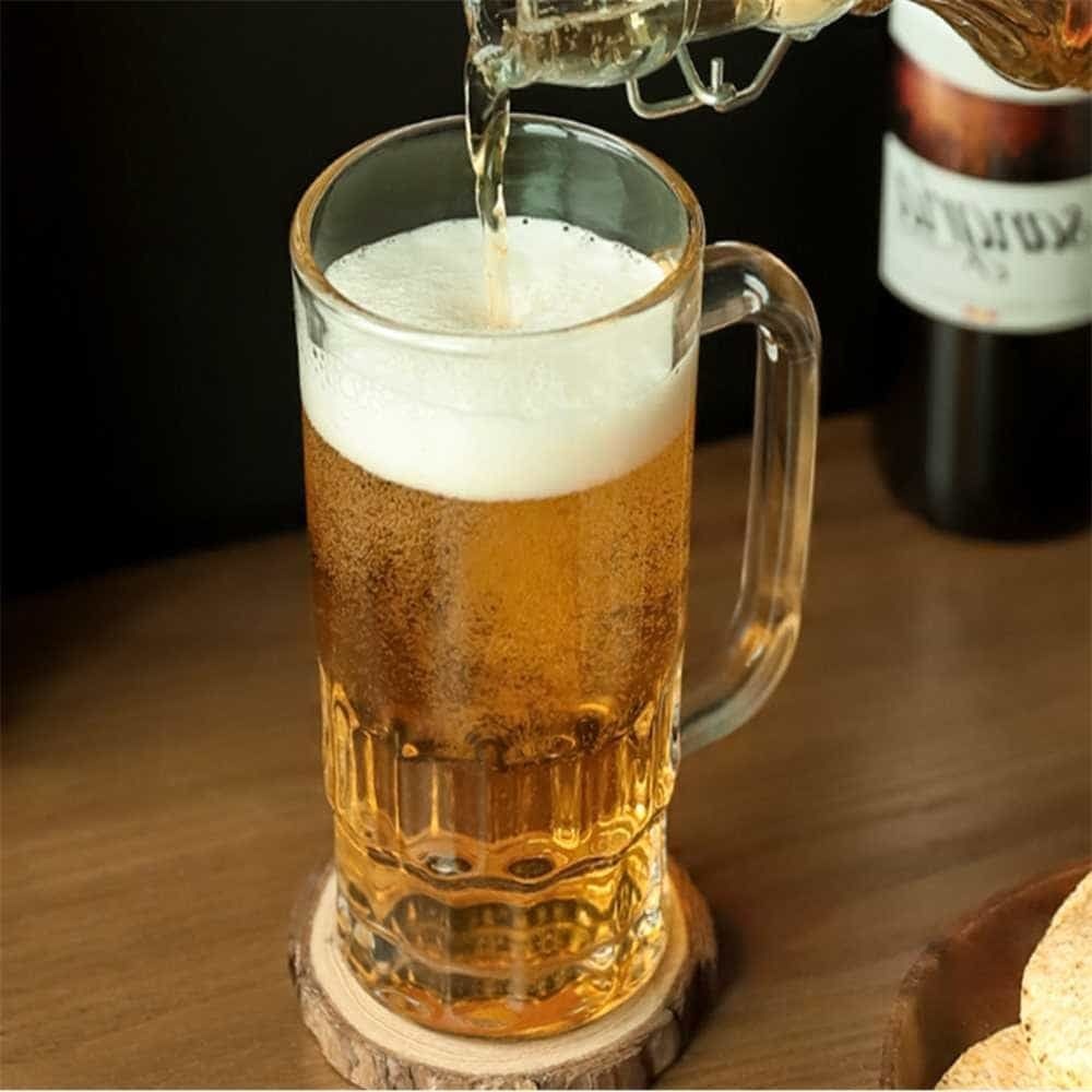 리보아협력사 해소미 유리 맥주잔 6P 맥주컵 홈카페 유리컵 세트 아이스커피잔 투명맥주잔 신혼집선물 플레이팅컵