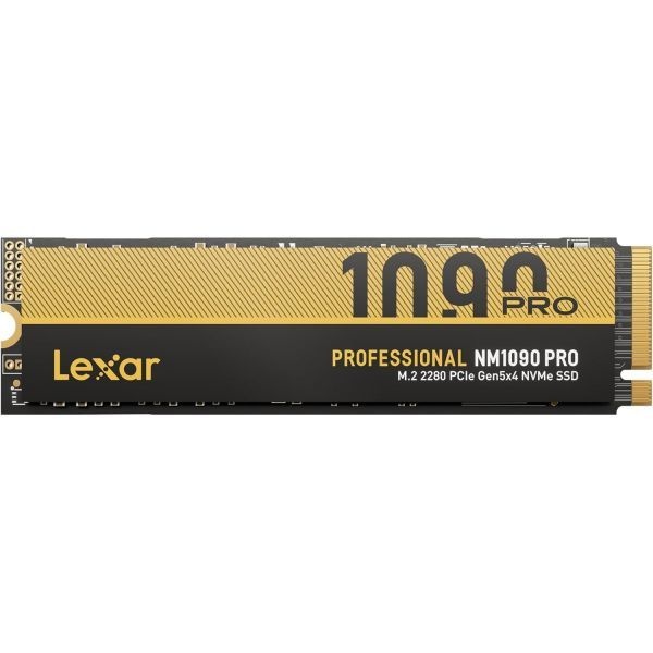 [해외] Lexar 렉사 1TB NM1090 PRO PCIe Gen5 NVMe M.2 2280 내장형 SSD 최대 14000MB s 읽기 속도 고급 열 제어 DirectStorage 지원 AI 컴퓨팅