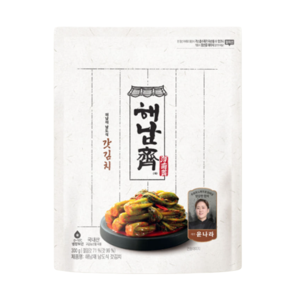 흑백요리사 남도식 갓김치 300g, 2개