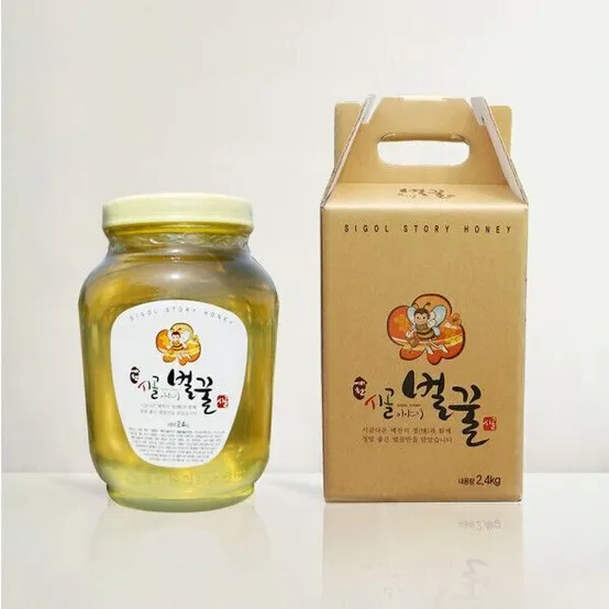 (매장정품)햇꿀(설탕0%) 시골이야기 아카시아꿀 2.4kg/2026년/탄비-25.1
