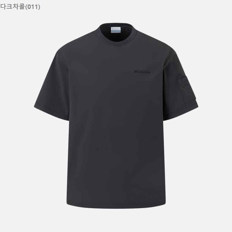 여름 존대쉬 우븐 크루 반팔티셔츠 YM6533-011