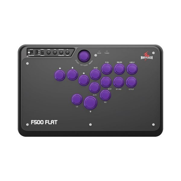 [해외] MAYFLASH F500 FLAT 파이트 스틱은 PS4 PC Xbox Series S X One 스위치 2 Steam Deck macOS 안드로이드 라즈베리 파이 NEOGEO mini 등 다