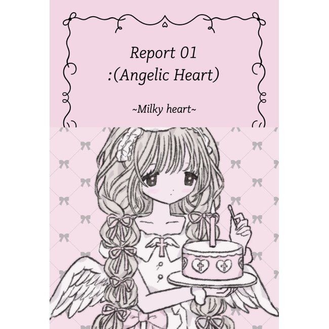 Report 01 Angelic Heart - 일러스트랩 스핀오프 스티커북 밀키하트 은행나무 (574345)