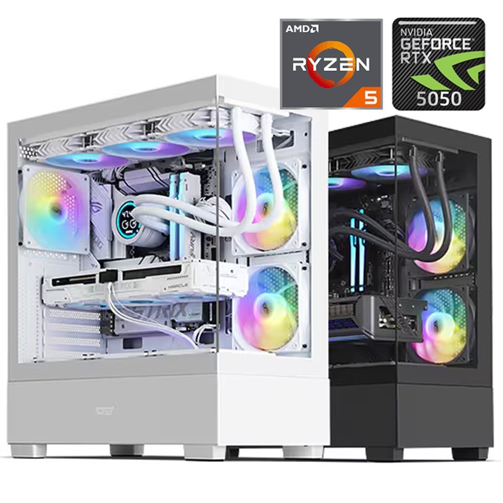 [온누리상품] 7500F + RTX5050 라이젠5 게이밍 게임용 발로란트 롤 로블록스 배그 조립컴퓨터