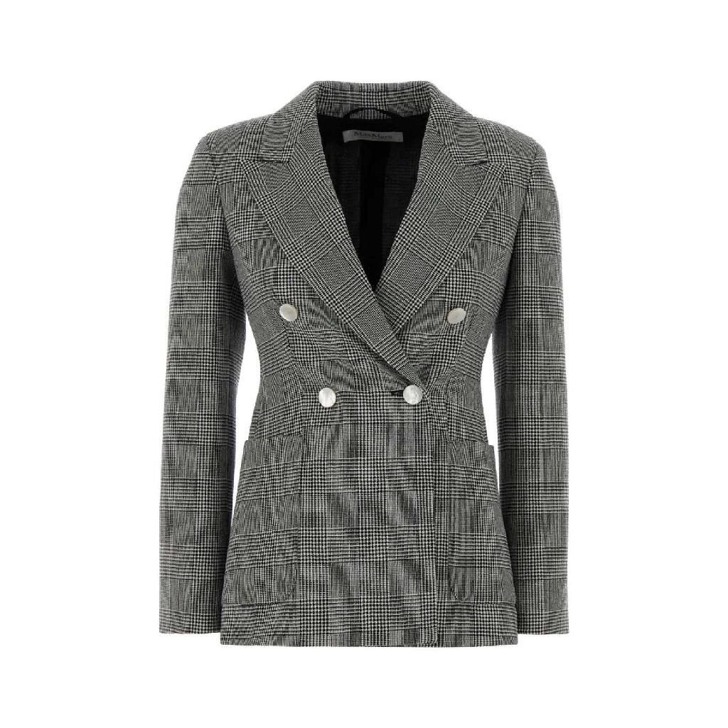 [해외] 막스마라 2621046111600 001 Embroidered wool Accordo blazer