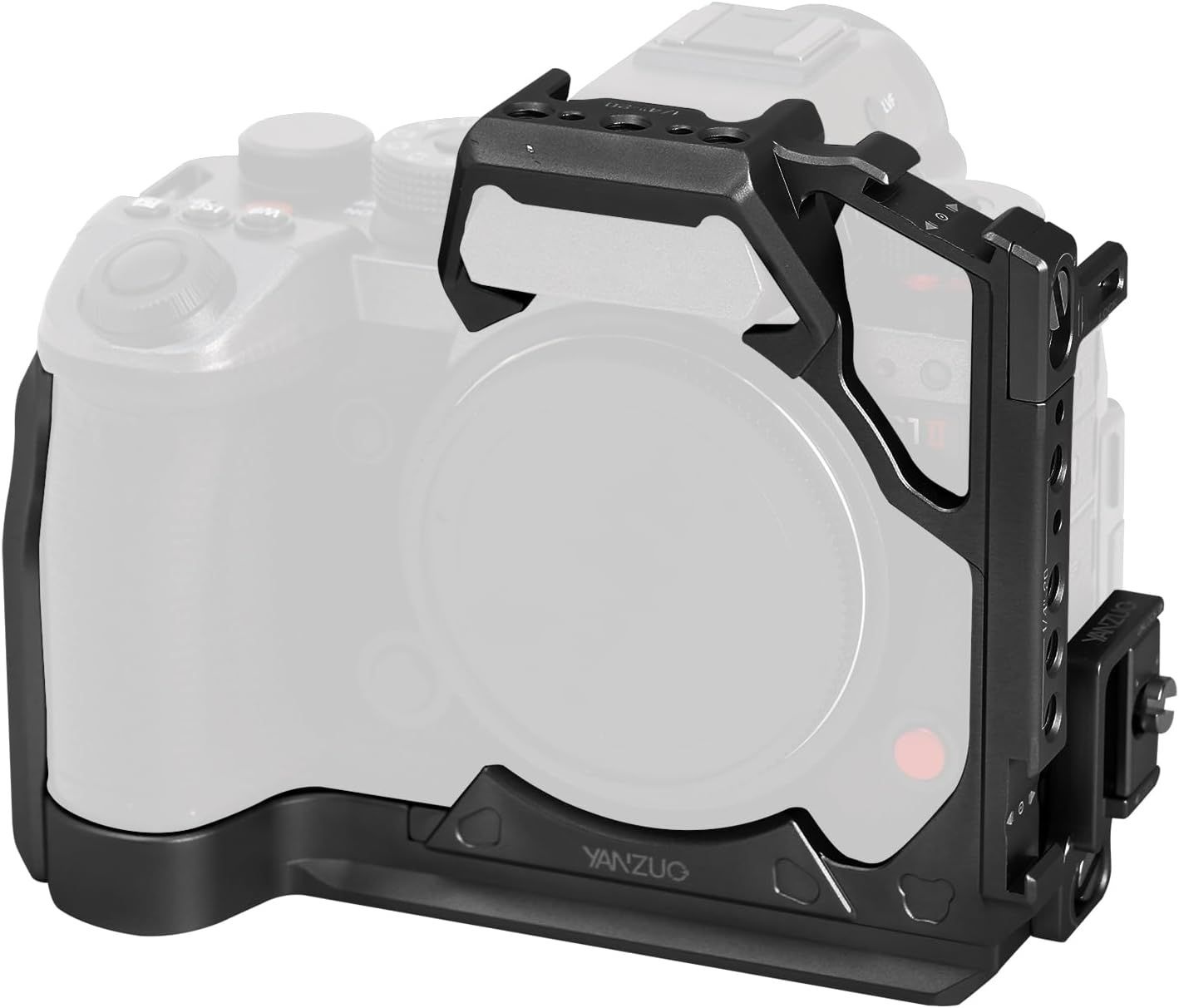 LUMIX S1RII / S1M2 S1M2E용 YANZUO 풀 카메라 케이지, HDMI 케이블 클립이 포함된 모듈러 리그, 영화 제작·브이로깅 및