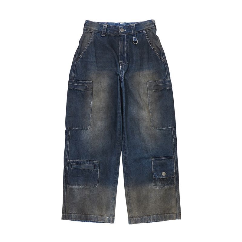 트루릴리젼 FORCE WIDE PANTS_INDIGO 37U213 57Y203
