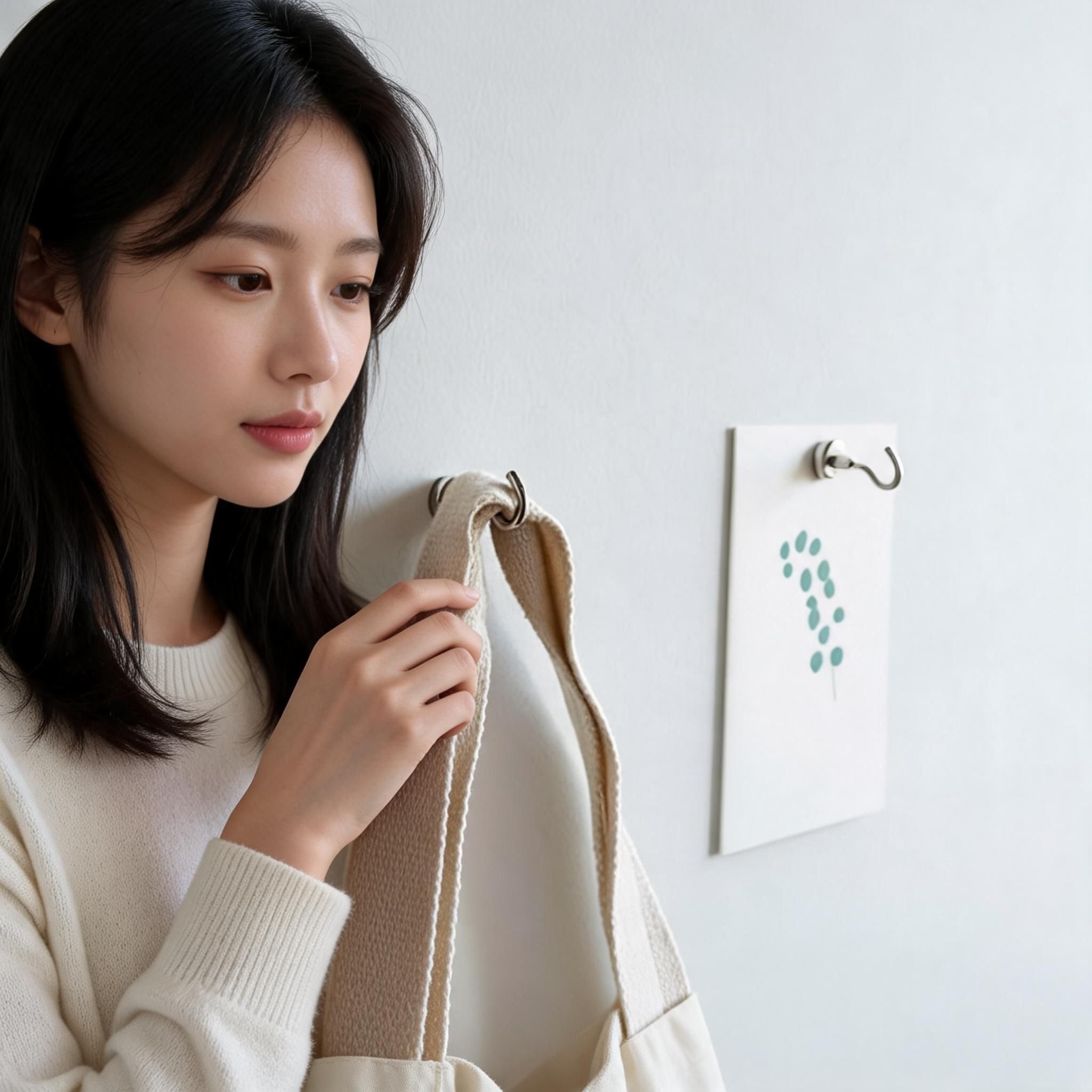 자석 후크 고리 벽걸이 정리 아이템 캠핑 데일리 사무실 25mm