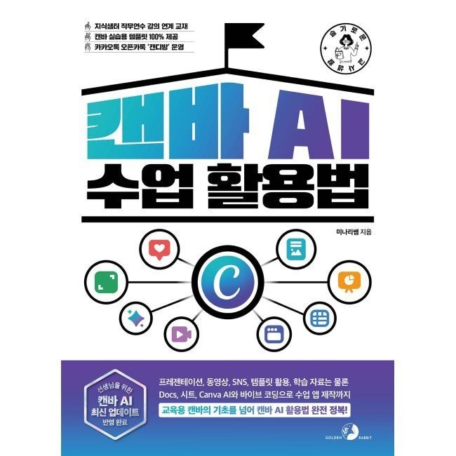 슬기로운 교사 생활 캔바 AI 수업 활용법 - 프레젠테이션, 동영상, SNS, 템플릿 활용, 학습 자료는 물론 Docs, 시트, Ca