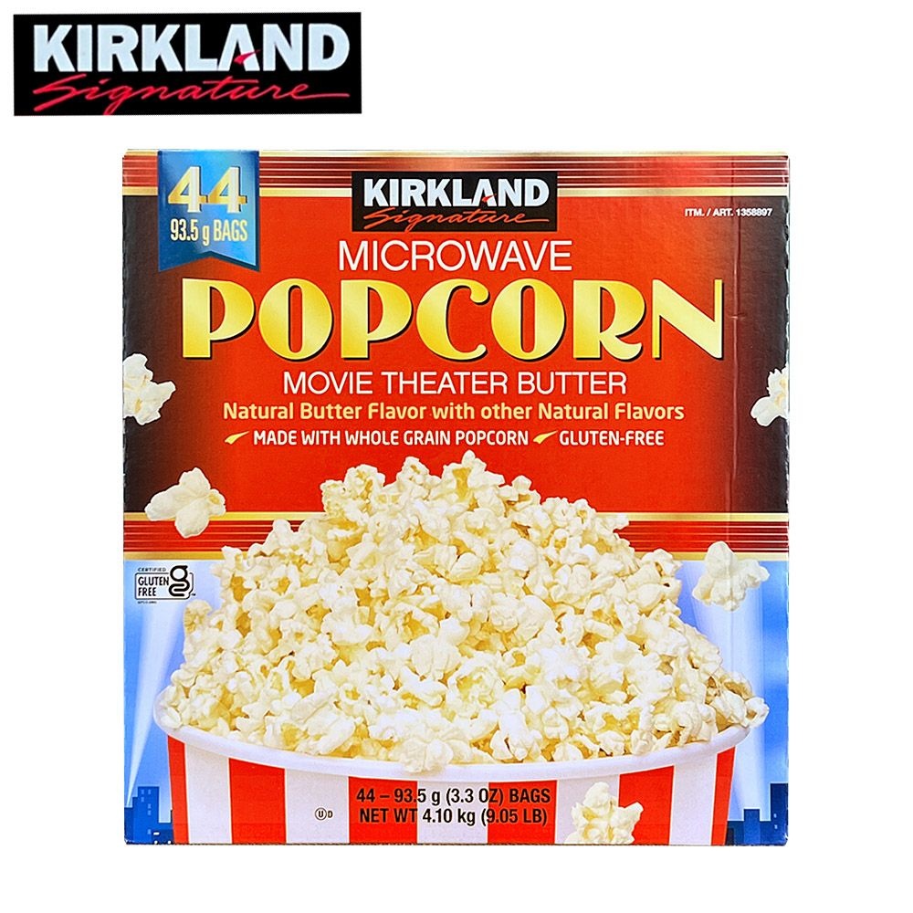커클랜드 코스트코 커클랜드 전자렌지 팝콘 4.1kg / 93g 44 개입
